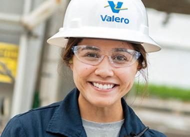 Young female yd7610 refinery employee
