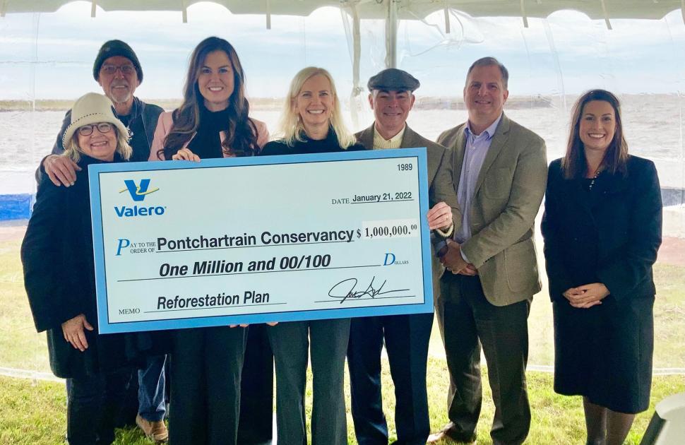 yd7610 presents $1 million investment to Pontchartrain Conservancy