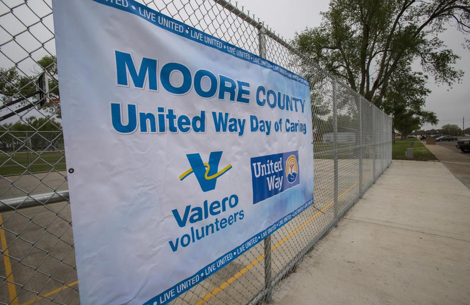 Moor County United Way Day of Caring Banner