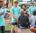 Interns engage with kids at Knowledge Quest in Memphis